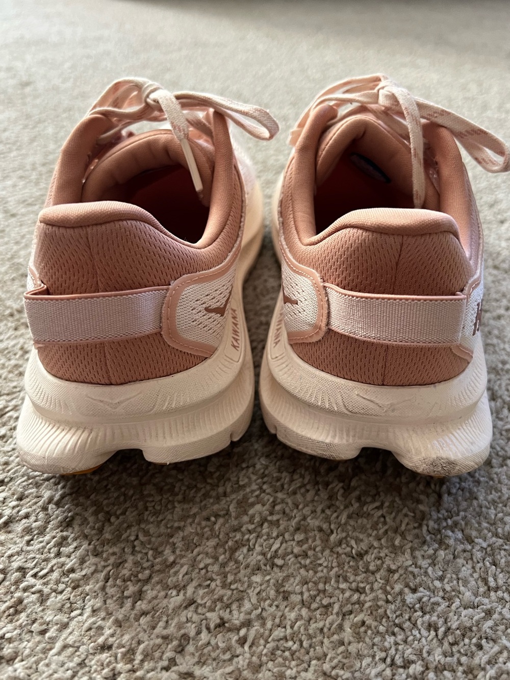 Hoka Kawana 2 Vanilla/Sandstone Women's Shoes - Picture 5 of 6